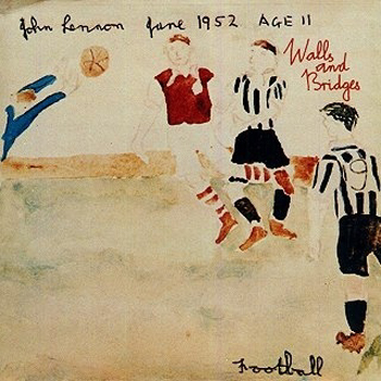Обложка альбома "Walls And Bridges" - рисунок юного Леннона (1951 год)