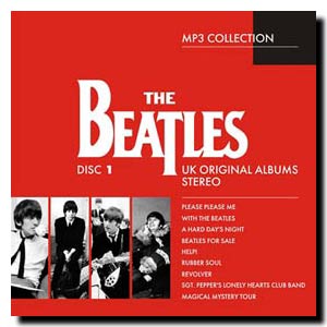 Обложка MP3 диска "The Beatles", часть 1